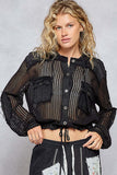Moonlight Mesh Hoodie Jacket