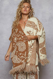 Split Paisley Mohair Cardigan