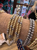 Jennifer Thames Stacking Gold Dipped Bracelet