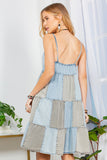 Groovy Rhapsody - The Patchwork Halter Babydoll