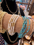 Jennifer Thames Stacking Gold Dipped Bracelet