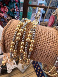 Jennifer Thames Stacking Gold Dipped Bracelet