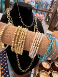 Jennifer Thames Stacking Gold Dipped Bracelet
