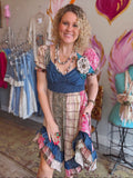 Wild Indigo Midi Dress