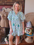 Meadow Mist Bubble Sleeve Mini