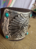 A Rare Bird Spirit of the West Leather Cuff