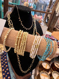 Jennifer Thames Stacking Gold Dipped Bracelet