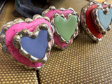 Heart Stacked Howlite Ring