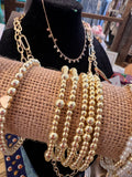 Jennifer Thames Stacking Gold Dipped Bracelet