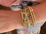Jennifer Thames Stacking Gold Dipped Bracelet