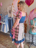 Wild Indigo Midi Dress