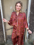 Lady the Brand Lady Cherie Bronze Satin Set