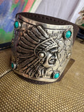 A Rare Bird Spirit of the West Leather Cuff