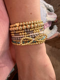 Jennifer Thames Stacking Gold Dipped Bracelet