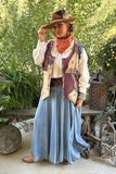 Ruffled Up Skirt - Chambray by Jaded Gypsy