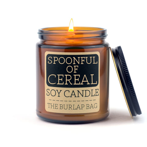 Spoonful of Cereal candle