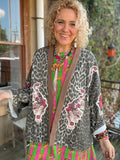 Wild Rose Tiger Kimono Jacket