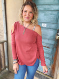 Sienna One-Shoulder Knit