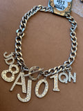 Alphabet Soup Bling Necklace — by Art by Amy