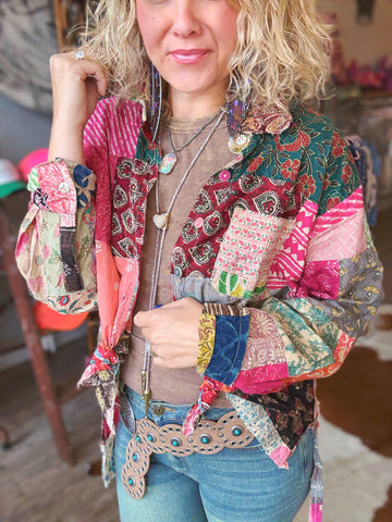 JG Patchwork Sunrise Top