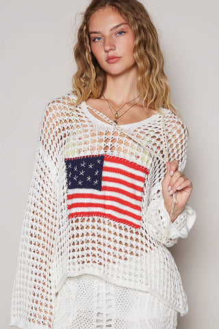 Starland Crochet Hoodie