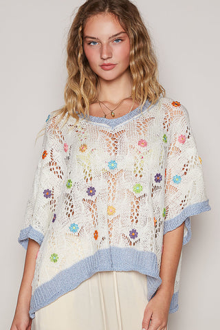 Spring Sweetness Short Sleeve Sweater