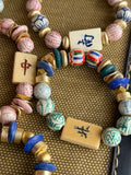 Wood Tile Mahjong Bracelet
