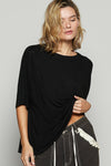 Super Soft Roomy Tee - Black