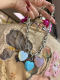 Heart Collector Opal Charm Necklace