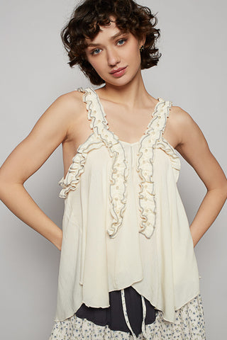 Luna Belle Ruffle Top