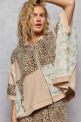 Wild Lace Zip Hoodie