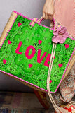 Love Loud Quilted Tote