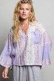 Lavender Daydream Patchwork Top