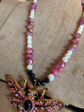Queen Bee Crystal Necklace by A Rare Bird