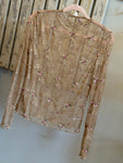 Wheatfield Whispers Lace Top