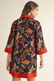 Imperial Garden Shift Dress