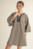 Highland Houndstooth Dress