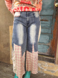 Patchwork Wanderer Denim Pants