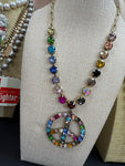 Peace Multi Necklace - Gold or Silver