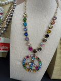 Peace Multi Necklace - Gold or Silver