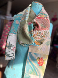 Jaded Gypsy Kantha Patchwork Skinny Scarf
