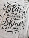 Glitter Breakfast Tee