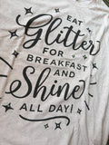Glitter Breakfast Tee