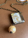 Art by Amy “Everyday Bloom” Pearl & Shadowbox Necklace