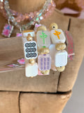 Get your Mahj On Stretch Bracelet