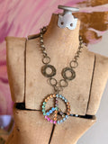 Peace in Technicolor Necklace by Gypsy South