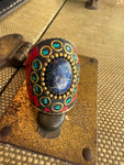 Jennifer Thames Gemstone + Sodalite Ring (Size 9)