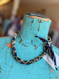 Bandana Twist Scarf Chain Necklace – by Jennifer Thames Originals