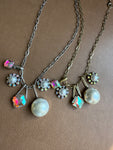 Pearl Dallas Alice Charm Necklace