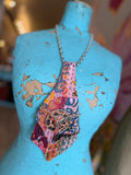 Longhorn Luxe Kantha Necklace